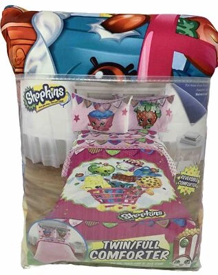 Shopkins Twin/Full Reversible Comforter Brand New - Image 1 of 3