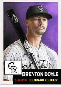 TOPPS BASEBALL MLB LIVING SET CARD COLORADO ROCKIES BRENTON DOYLE #784 - Picture 1 of 1