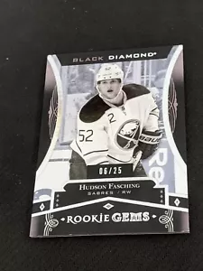 2016-17 UPPER DECK BLACK DIAMOND HUDSON FASCHING RG-HF #ed 6/25 ROOKIE GEMS - Picture 1 of 2