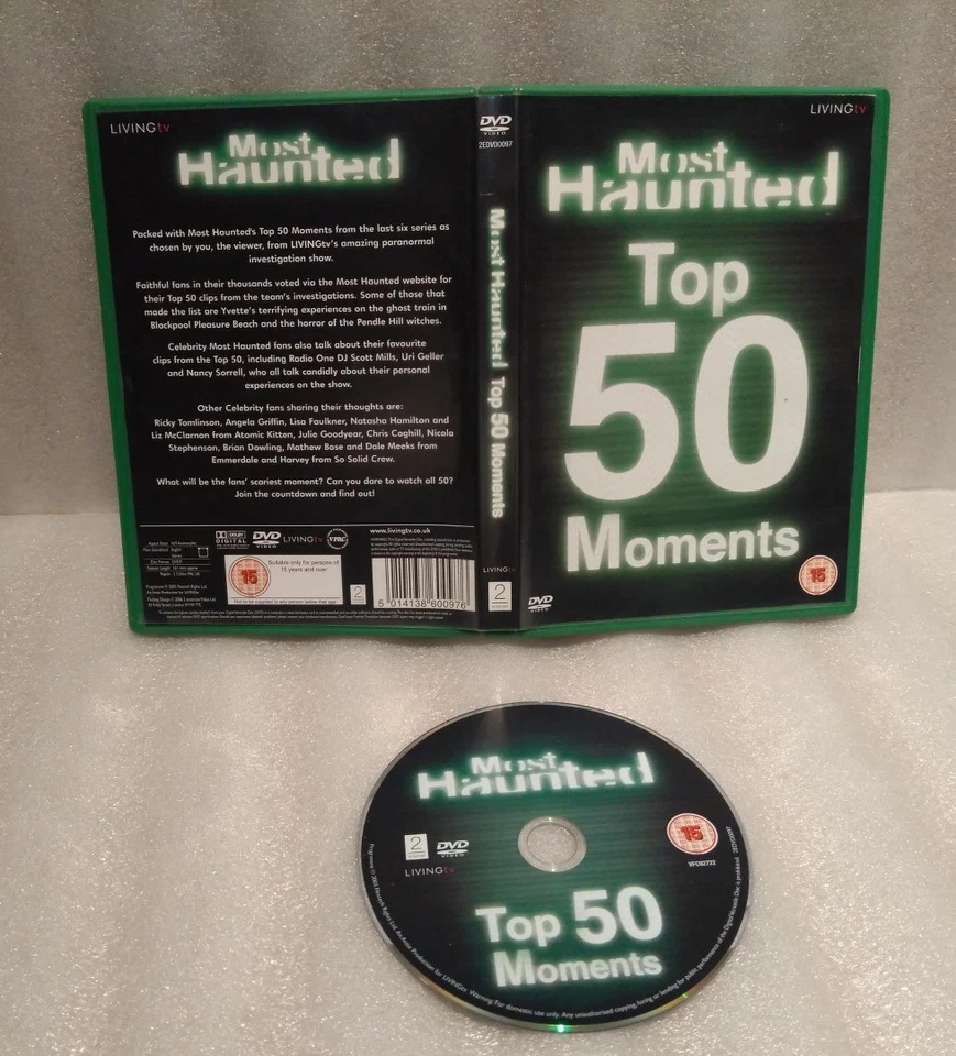 Most Haunted - Top 50 Moments DVD 5014138600976 FREEPOST READ DESCRIPTION - Image 1 of 1