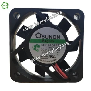 1Pcs SUNON KDE2404PFV2 Axial Fan DC 24V 1.4W 40*40*10MM 2Pin Maglev Cooling Fan - Picture 1 of 5