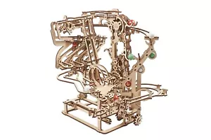 UGears Marble Run Chain Hoist - Wooden Mechanical Model - 400 Pieces - Picture 1 of 4