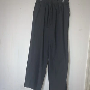 Delta Uniforms Women Pewter Sz. 3X Side Pockets Cotton/ Poly Elastic Waist Pants - Picture 1 of 8