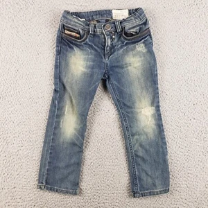 Diesel Jeans Kids Size 3Y Blue LIV K SP1 Denim Straight Leg Medium Wash - Picture 1 of 11
