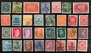 German Reich collection....album card with used and mint stamps - Picture 1 of 1