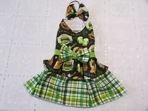 Haustier Hundekleid, St. Patrick's, Irish Pub, Green Beer, Small * (siehe Größendetails) - Bild 1 von 8