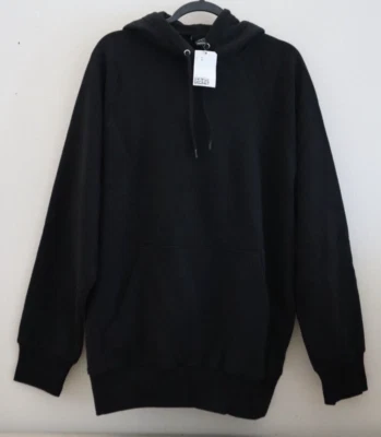 H&M Women's Sz Medium Black Oversized Fit Pullover Hoodie Sweatshirt - Image 1 of 4