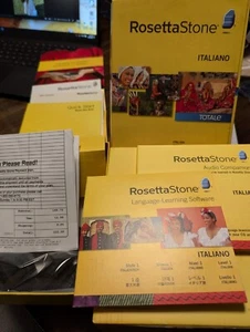 Rosetta Stone Italian Level 1 Version 4 Windows - Picture 1 of 4
