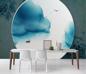 3D Kreis Szene H628 Tapete Wandbild Selbstklebend Abnehmbare Aufkleber Sinsin - Picture 1 of 11