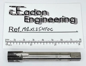 Juego de grifo o grifo fino métrico M12 x 1,25 mm, HSS. Por primeras marcas. - Imagen 1 de 2