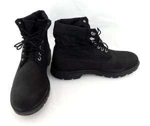 Timberland Schuhe 6 Inch Roll Top Premium Schwarz Herren Stiefel Größe 7 - Bild 1 von 8