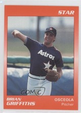 1990 Star Osceola Astros Brian Griffiths #8