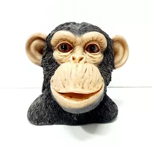 14cm Monkey Head Statue Ornament Paperweight Realistic Looking Monkey Head - Picture 1 of 9