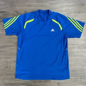Adidas men’s jersey blue & yellow soccer size large - Picture 1 of 6