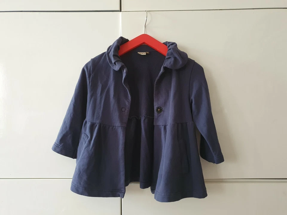 Beautiful IKKS girl cardigan/jacket sweat material, age 6, mint condition! - Image 1 of 4