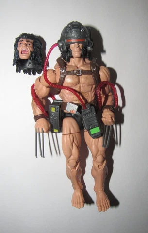Marvel Legends figure Weapon X Caliban series complete excellent Cover