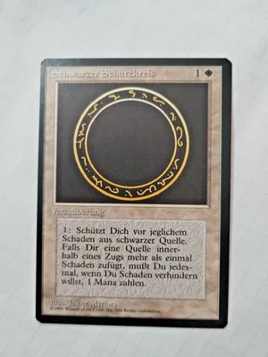 MTG Circle of Protection: Black (German Revised (BB)/White/C) - BGM - Image 1 of 3