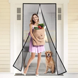 Titan Mall Fiberglass Magnetic Screen Door, Self Sealing & Heavy Duty Door Sc... - Picture 1 of 7