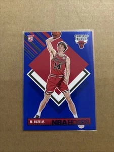 2024-25 Panini NBA Hoops MATAS BUZELIS #295 Tribute BLUE PARALLEL Rookie BULLS - Picture 1 of 2