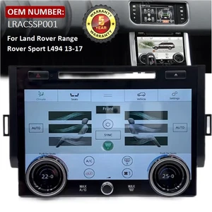 10" AC Control LCD Display Climate Panel LRACSSP001 For Range Rover Sport 14-17 - Picture 1 of 8