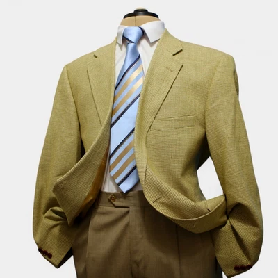 Blazer Orvis Sport Coat 45L Bronceado Cabeza de Uñas 2 Botones Foto 1 de 4