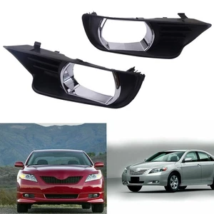 2x Front Bumper Lower Fog Light Trim Bezel Cover Fit for Toyota Camry 2007-09 cr - Picture 1 of 4