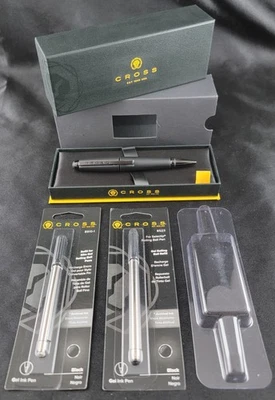 Recambios para bolígrafo Cross Edge negro mate y negro 8910-1 y 8523 caja abierta Foto 1 de 4