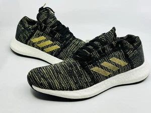 adidas PureBoost Go Black Gold Running Sneakers Women's F36346 Size 8.5 - Picture 1 of 8