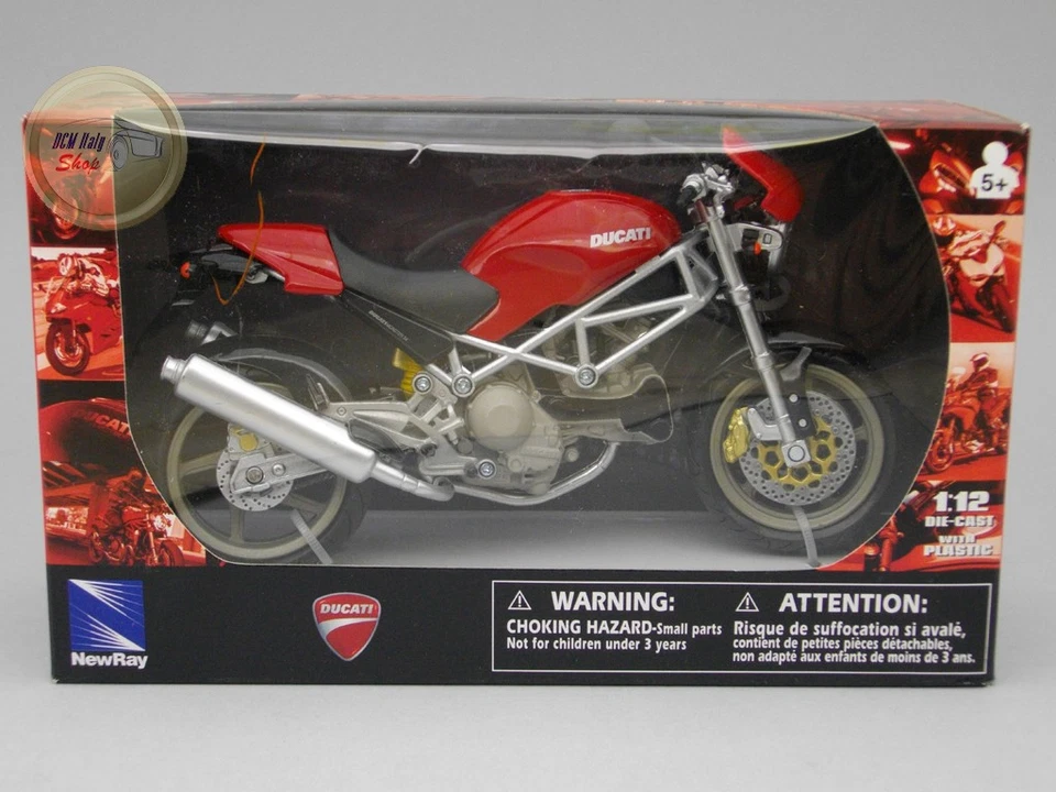 Ducati Monster S4 - New Ray Moto 1:12 - NR43713RE - Immagine 1 di 1