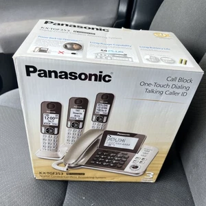 Panasonic Phone KX-TGF353 Digital Corded Cordless Answering System Caller ID - Picture 1 of 5