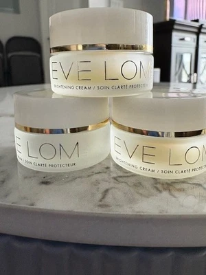 Lote de 3 Crema Facial Iluminadora Eve Lom Blanca .33oz/10ml MINI Tamaño de Viaje Fresca  Foto 1 de 3