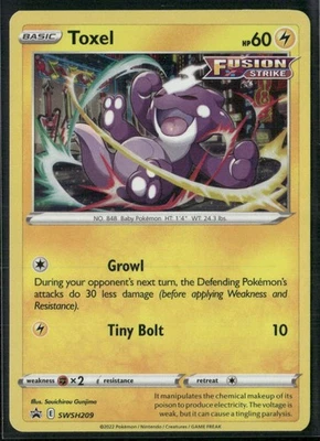 SWSH: Sword & Shield Promo Cards #SWSH209 Toxel - Image 1 of 2