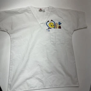 Vintage Looney Tunes Tweety Vogel Krankenpflege Größe Small Männer Peeling Top - Bild 1 von 7