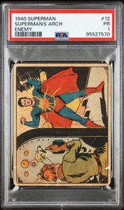 1940 Superman #12 Superman'S Arch Enemy PSA 1 - Picture 1 of 2