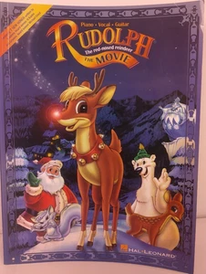 Rudolph The Red Nosed Reindeer The Movie Piano/Vocal/Guitar Music Book - New - Picture 1 of 16