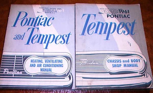 Pontiac Tempest Lemans 1961 61 manuales de servicio carrocería y chasis y aire y calefacción - Imagen 1 de 6