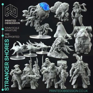 Weird Shores Miniatures | Fantasy Miniature | Printed Obsession - Picture 1 of 11