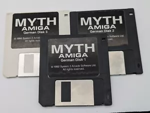 Myth (AMIGA) 3 x 3,5" dischi originali (tedesco) - (System3, 1992) - Foto 1 di 2