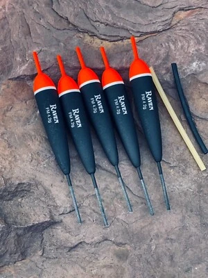 Raven Premium Balsa Floats, FM 4.2 Gram, Set of 5 Plus Tubing