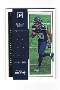 Rashaad Penny 2018 Panini Quest Jumbo Memorabilia RC Cd, # QJ-RP - Imagen 1 de 2