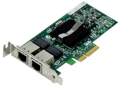 Mappa Rete Intel Pro/1000 PT EXPI9402PTG2P20 Dual Port Pci-E Low Profil - Immagine 1 di 2