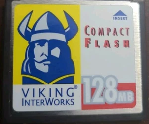 128MB CF Compact Flash Viking Interworks Memory Card🔵 - Picture 1 of 1