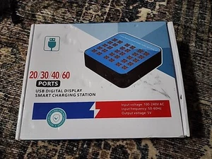 Multiport USB Charging Station WLX‑840 Phone Charging Hub 40 Port 200W  - Photo 1 sur 8