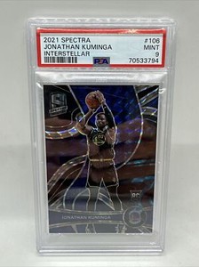 2021 PANINI SPECTRA JONATHAN KUMINGA INTERSTELLAR #17/49 ROOKIE RC! PSA 9 mint