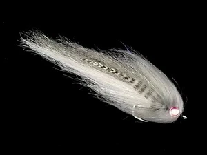 Gut-Buster GT Brush Fly Grey/White - Picture 1 of 3