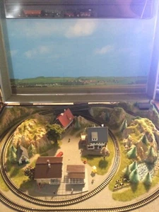 Noch Z Gauge Model Mini Train Case With Rails Blumenau Model Train Set - Picture 1 of 4