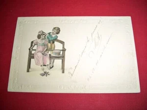 Cartolina d' epoca in rilievo 1910 - Foto 1 di 1