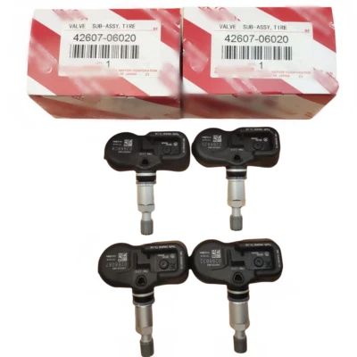 4pcs OEM 42607-06020 TPMS TIRE PRESSURE SENSOR  PMV-C010 For Prius Lexus - Image 1 of 4