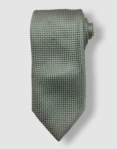 Brioni Men's Green Silk Tonal Chevron Classic Neck Tie 59 x 3.5 - Picture 1 of 9