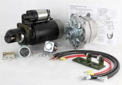 24 TO 12 VOLT ALTERNATOR AND STARTER KIT FITS JOHN DEERE TRACTOR 4020 TY16172 - Image 1 of 3
